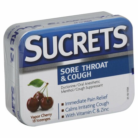 SUCRETS COMPLETE VAPOR CHRRY, 18PK 224804